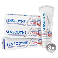 SENSODYNE Sens&Gum bieliaca zubná pasta 3 x 75 ml