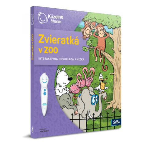 Albi Kúzelné čítanie Kniha Zvieratká v Zoo SK