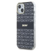 DKNY PC/TPU Repeat Pattern Tonal Stripe Magsafe Zadný Kryt pre iPhone 15 Black