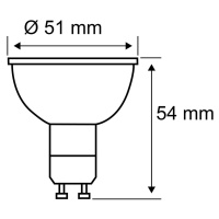 Paulmann LED reflektor GU10 5,7 W 2 700 K 100°