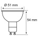 Paulmann LED reflektor GU10 5,7 W 2 700 K 100°