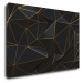 Impresi Obraz Abstraktné zlaté trojuholníky - 90 x 60 cm