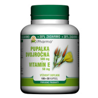 BIO PHARMA Pupalka dvojročná 500 mg Vit. E 50 mg 130 kapsúl