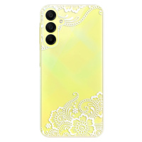 Odolné silikónové puzdro iSaprio - White Lace 02 - Samsung Galaxy A15 / A15 5G