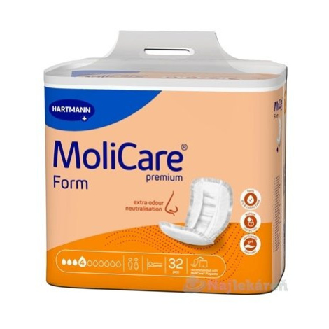 MoliCare Premium Form 4 kvapky, vkladacie plienky, 32ks