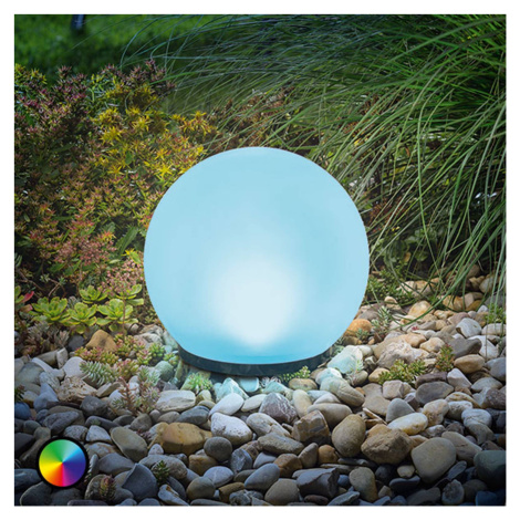 LED svietidlo Solarball multicolour, Ø 20 cm Esotec