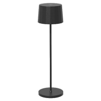 Egger Tosca stolná LED lampa s batériou, čierna