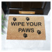 Rohožka z kokosového vlákna 40x60 cm Wipe Your Paws – Artsy Doormats