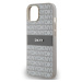 DKNY PU Leather Repeat Pattern Tonal Stripe Apple iPhone 14 DKHCP14SPRTHSLE Beige