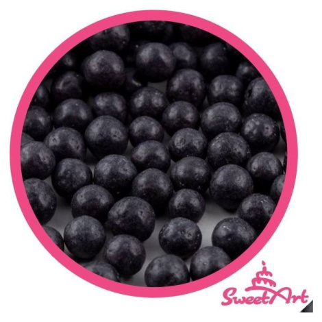 SweetArt cukrové perly černé 7 mm (80 g) - dortis