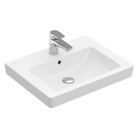 Umývadlá Villeroy & Boch Subway 2.0, 550 x 440 x 150 mm, biela Alpin, s prepadom, neleštené; 711