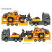 Kamión s nakladačom Volvo Truck & Wheel Loader Majorette 35 cm dĺžka so zvukom a svetlom