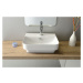 ISVEA - SOTT AQUA keramické umývadlo zápustné, 48x42cm, biela 10SQ50048