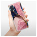 Odolné silikónové puzdro iSaprio - Pink Blue Leaves - Samsung Galaxy A51