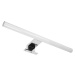 PEEGEL LED mirror lamp, 540lm, 4000K, 40 cm long, plastic+acrylic,