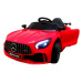 mamido  Elektrické autíčko Mercedes GTR-S, červené s mäkkými EVA kolesami a pohodlným sedadlom, 