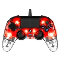 PS4 HW Gamepad Nacon Compact Controller Clear Red