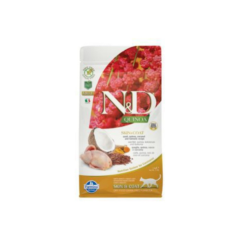 N&D Quinoa CAT Skin & Coat Quail & Coconut 1,5kg