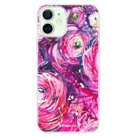 Odolné silikónové puzdro iSaprio - Pink Bouquet - iPhone 12 mini