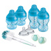 Set dojčenských fliaš advanced ANTI-COLIC, zmiešané veľkosti 9ks, Modrá