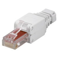 Premiumcord Konektor RJ45 8pinov Cat6 - montáž bez nástroja