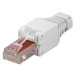 Premiumcord Konektor RJ45 8pinov Cat6 - montáž bez nástroja