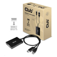 Club3D Aktívny adaptér DisplayPort na Dual Link DVI-D, napájanie USB, 60 cm, HDCP ON