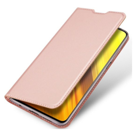 Diárové puzdro na Samsung Galaxy A72/A72 5G Dux Ducis Skin Pro ružovozlaté