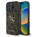 Guess PU 4G Metal Logo kryt pre iPhone 16 Pro Max hnedý