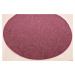 Kusový koberec Astra vínová kruh - 200x200 (průměr) kruh cm Vopi koberce