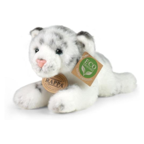 Plyšový tiger biely ležiaci 17 cm ECO-FRIENDLY