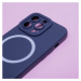 Silikónové puzdro na Apple iPhone 12 Pro Silicon MagSafe modré