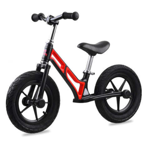 mamido Detské odrážadlo Tiny Bike nafukovacie kolesá 12" červené