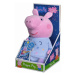 Peppa Pig 2v1 plyšový zaspávač hrajúci + svetlo, modrý, 25 cm