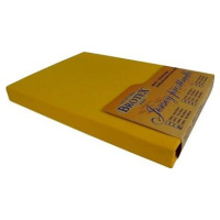 Brotex Jersey prestieradlo sýto žlté, 200 × 200 cm