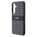 DKNY PC/TPU Repeat Pattern Tonal Stripe Zadný Kryt pre Samsung S24 Black