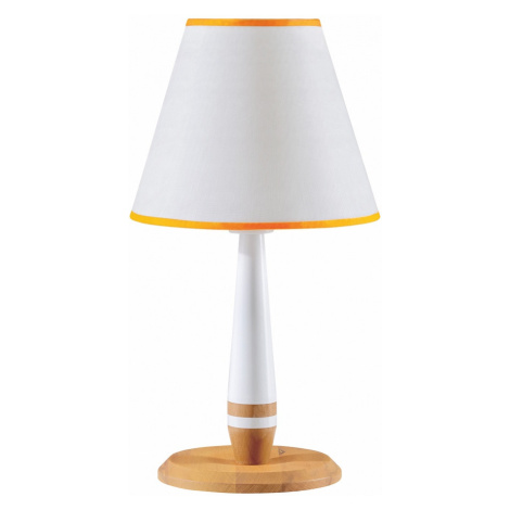 Stolová lampa energy - biela/oranžová