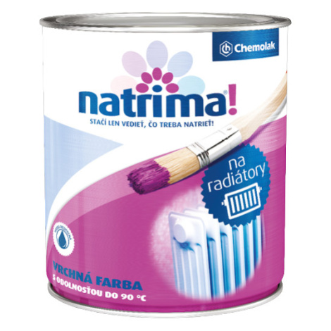 NATRIMA - Vrchná farba na radiátory 0,6 L 1000 - biela CHEMOLAK