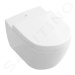 VILLEROY & BOCH - Subway 2.0 Závesné WC, DirectFlush, AntiBac, CeramicPlus, alpská biela 5614R0T