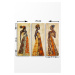 Súprava obrazov AFRICAN WOMAN 70 x 50 cm 3 kusy