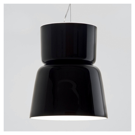 Prandina Bloom S5 závesná lampa, lesklá čierna