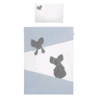 5-dielne posteľné obliečky Belisima Mouse 90/120 modré