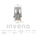 Invena Prov, termostatická hlavica MINI 2 s teplotným zámkom M30×1,5 mm, biela, INV-CD-73-015-X