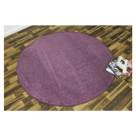 Kusový koberec Nasty 101150 Lila kruh Rozmery kobercov: 133x133 (priemer) kruh Hanse Home