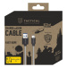 Tactical Fast Rope Aramid Cable USB-A/USB-C 1m Grey