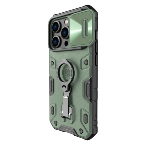 Odolné puzdro na Apple iPhone 14 Pro Max Nillkin CamShield Armor Pro zelené
