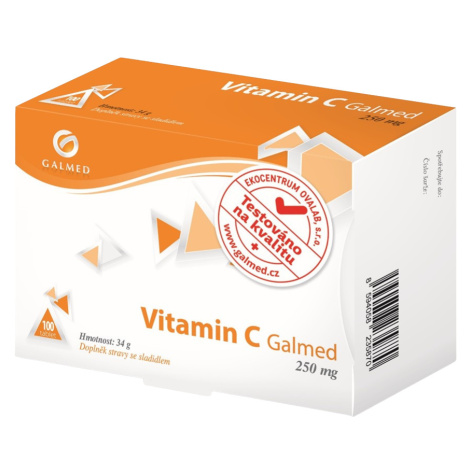 GALMED Vitamin C 250 mg 100 tabliet