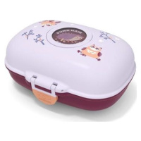 MonBento Desiatový box detský Gram Purple Owly, fialový