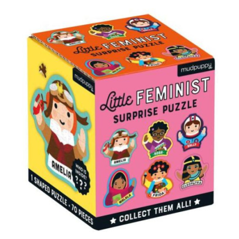 Mudpuppy Puzzle s prekvapením Feminist 70 dielikov