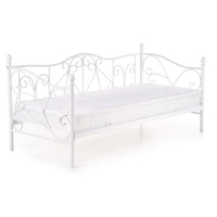 HL Jednolôžková kovová posteľ Sumatra 90x200 - biela